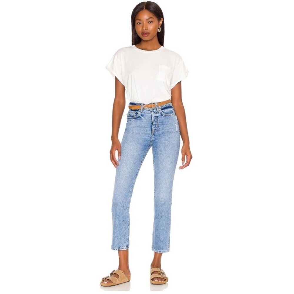 LOVERS + FRIENDS Revolve Reece High Rise Slim Straight Harland Denim Size 30 - Picture 16 of 16